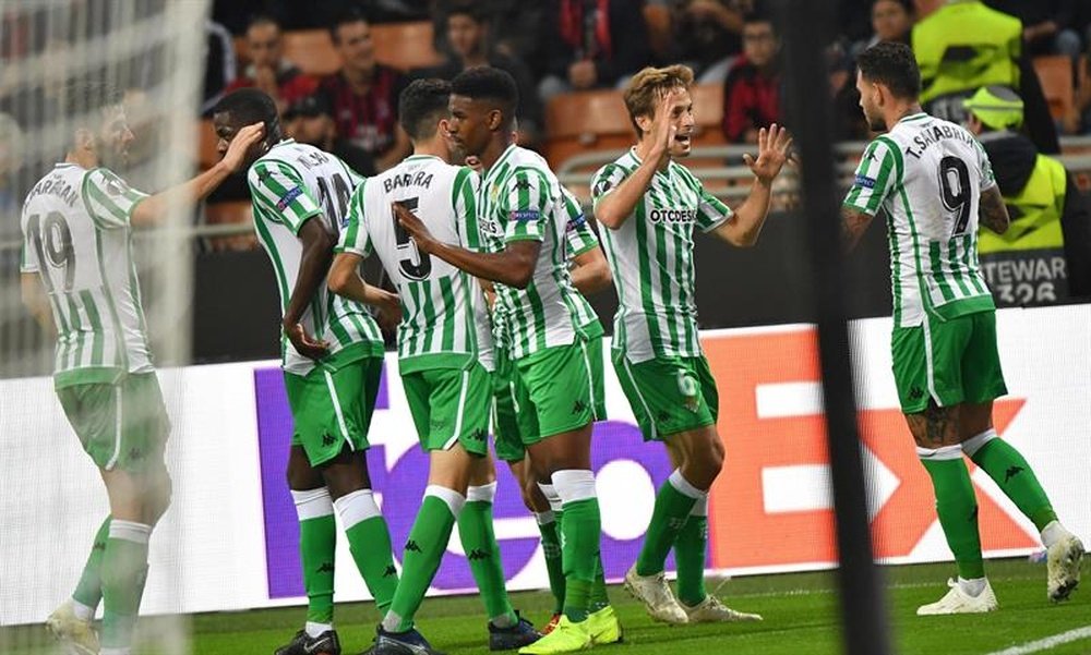 Sanabria scored first for Betis. EFE