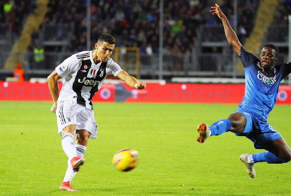 Andreazzoli su SPAL-Juventus. EFE/EPA