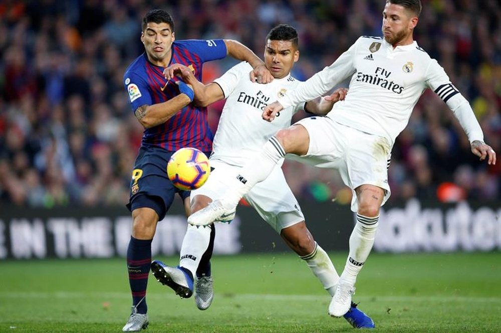 Suarez tore the Madrid defence to pieces in 'El Clásico'. EFE