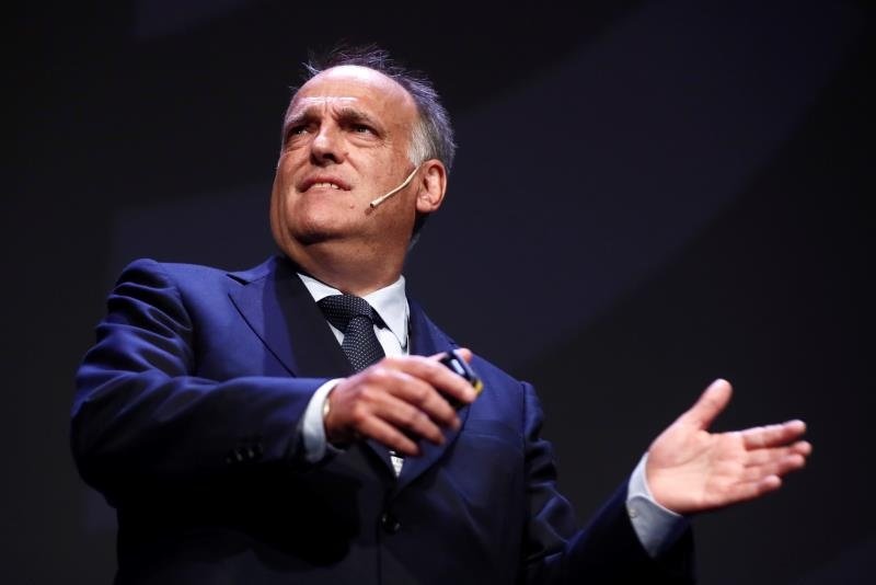 Tebas lamented the departure of Ronaldo, but also that of others. EFE