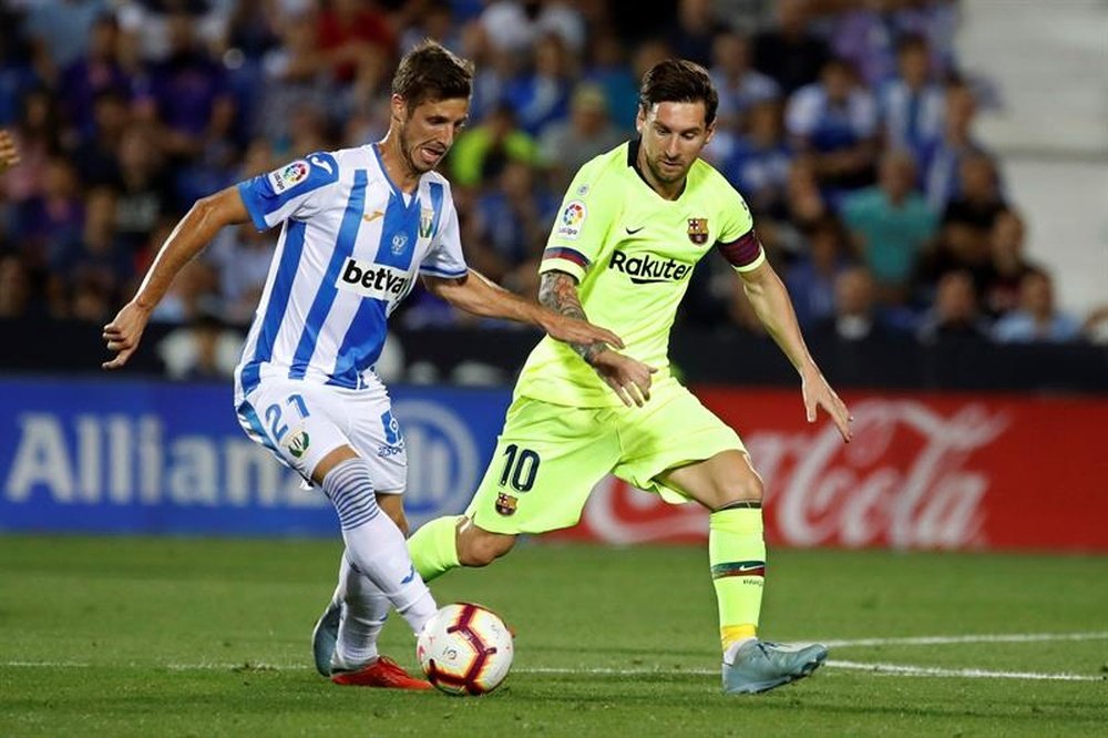 Leganes will want a repeat of their last performance against Barcelona, which they won 2-1. EFE