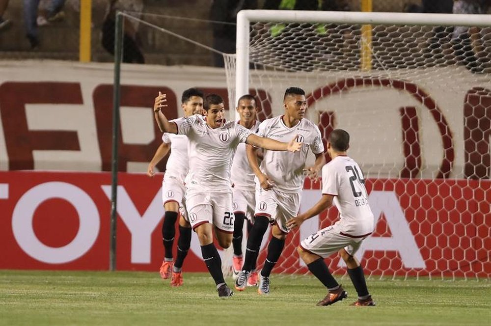 Universitario de Deportes perdió sobre la bocina. EFE