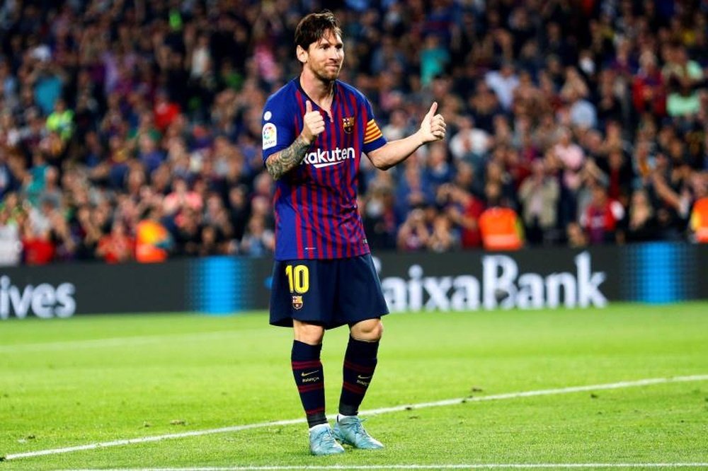 Messi quer marcar ao Real Madrid. EFE