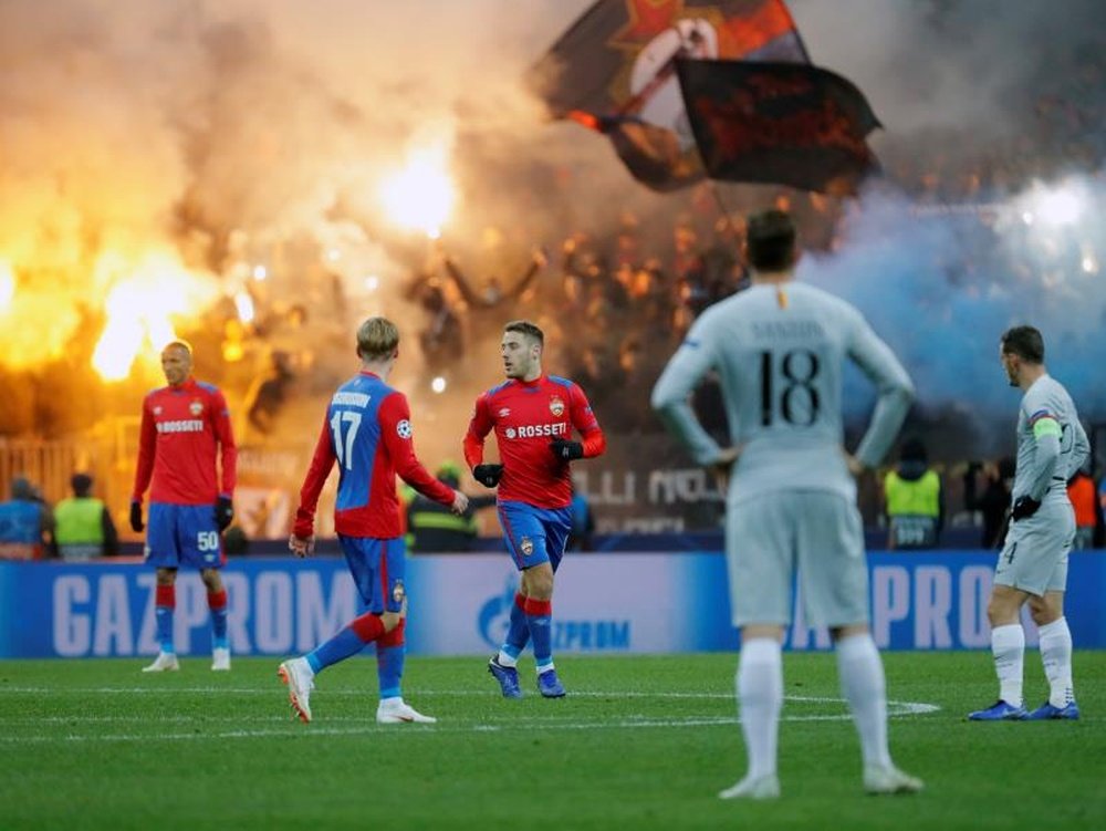 El CSKA venció al Akhmat Grozny 0-2. EFE/Archivo