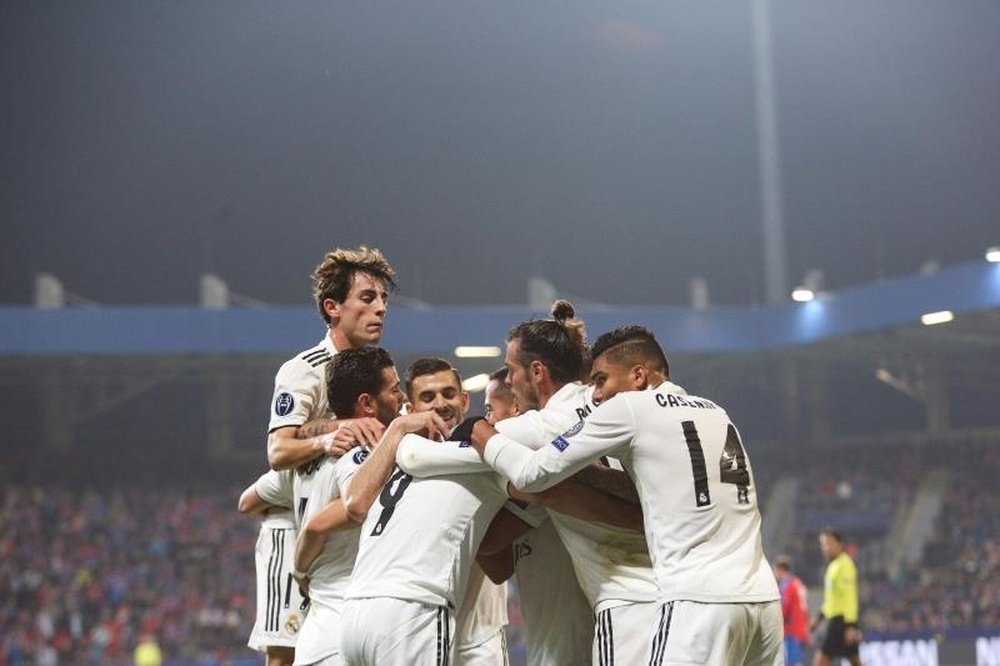 El Madrid se reconcilió con el gol. EFE