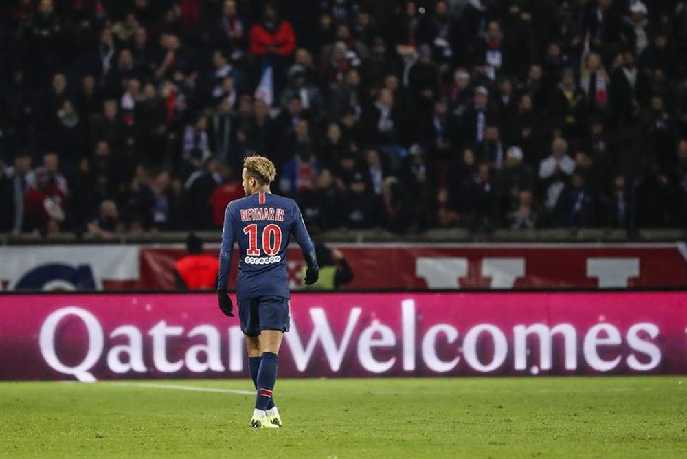 Neymar teria que cumprir os requisitos para voltar ao Camp Nou. EFE/Archivo