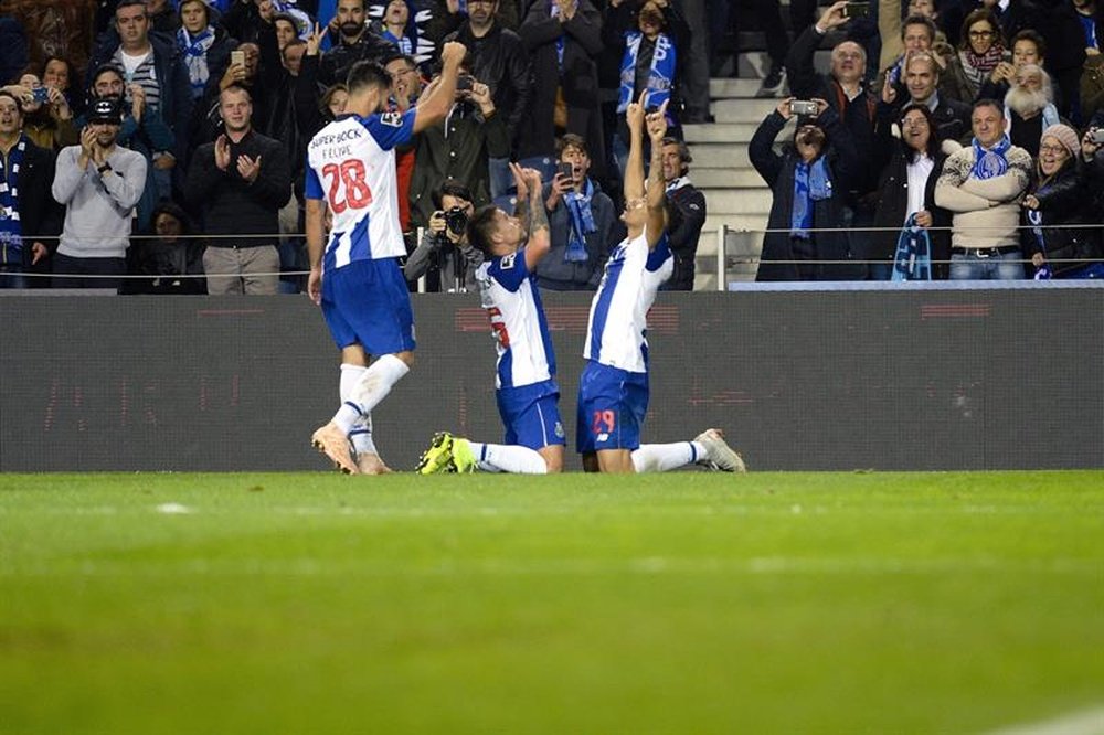 O FC Porto venceu nesta sexta-feira o Chaves por 1-4. EFE