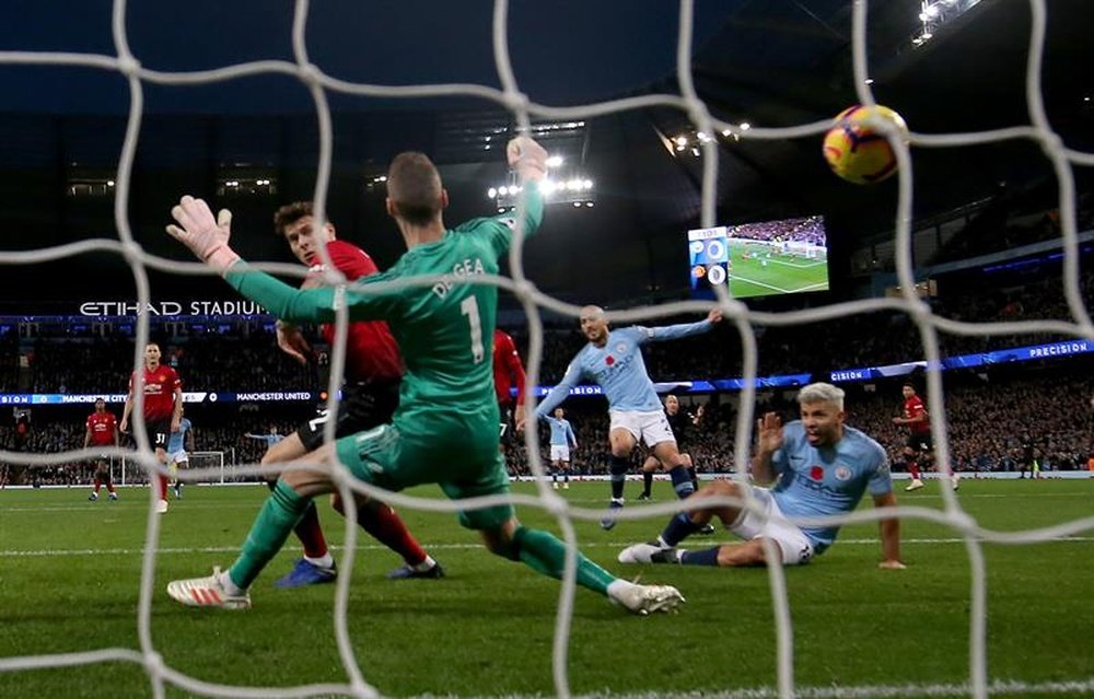 Man CIty were deserved winners in the game. EFE/EPA