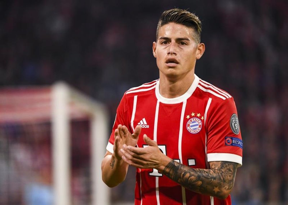 El Bayern tiene una opción de compra por James. EFE/Archivo