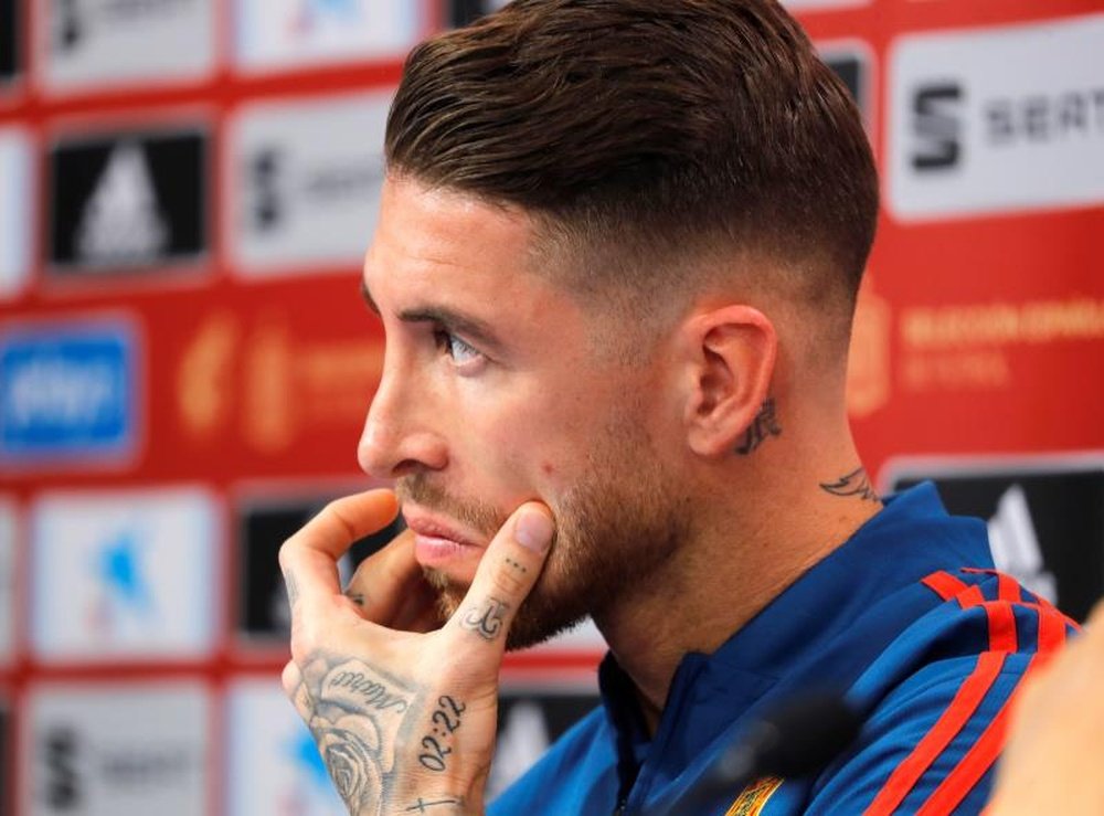 Sergio Ramos batió un récord con España. EFE