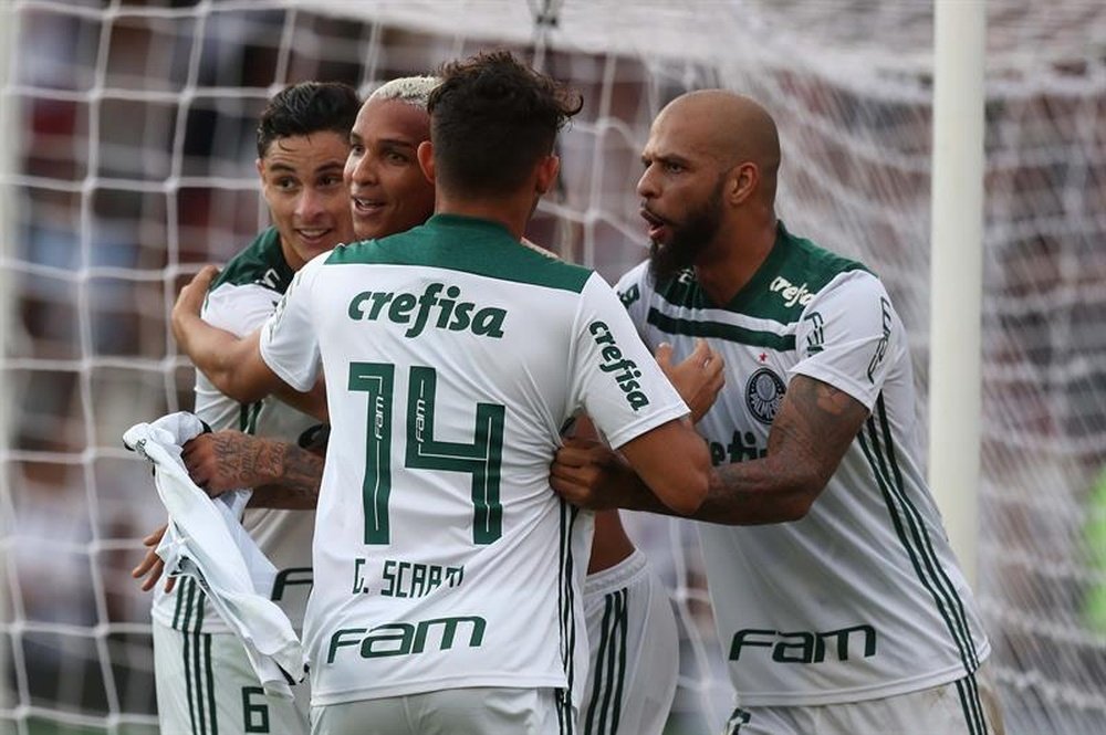 Palmeiras aplasta a Santos y se afianza en el liderato. EFE/Archivo