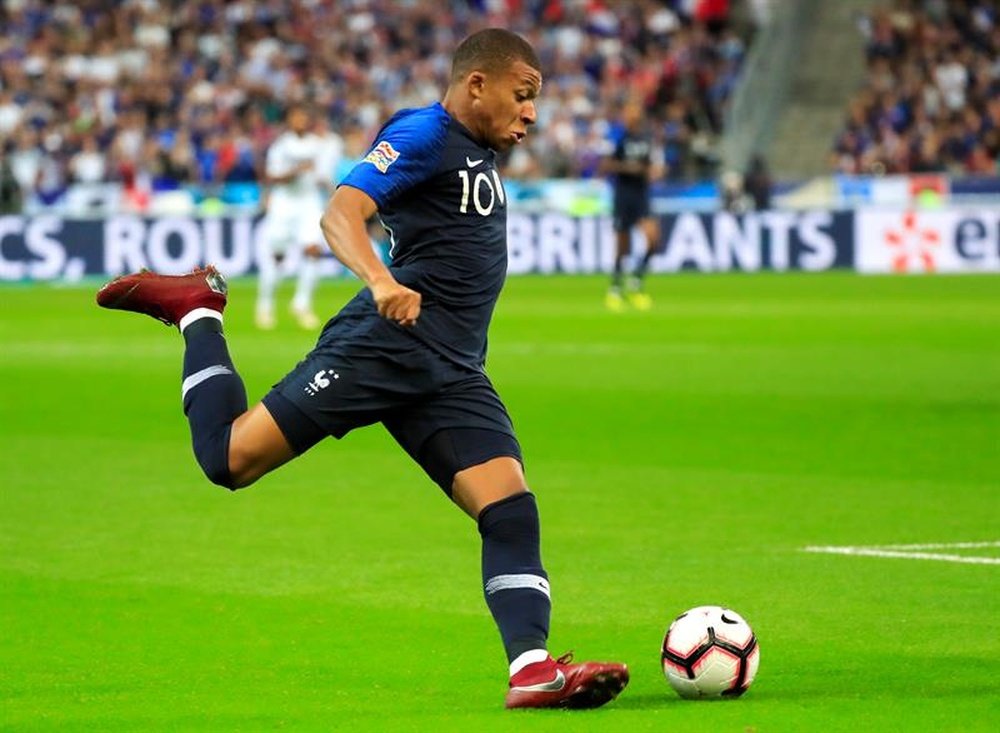 Mbappé, en la lista preliminar de Francia para los Juegos Olímpicos. EFE