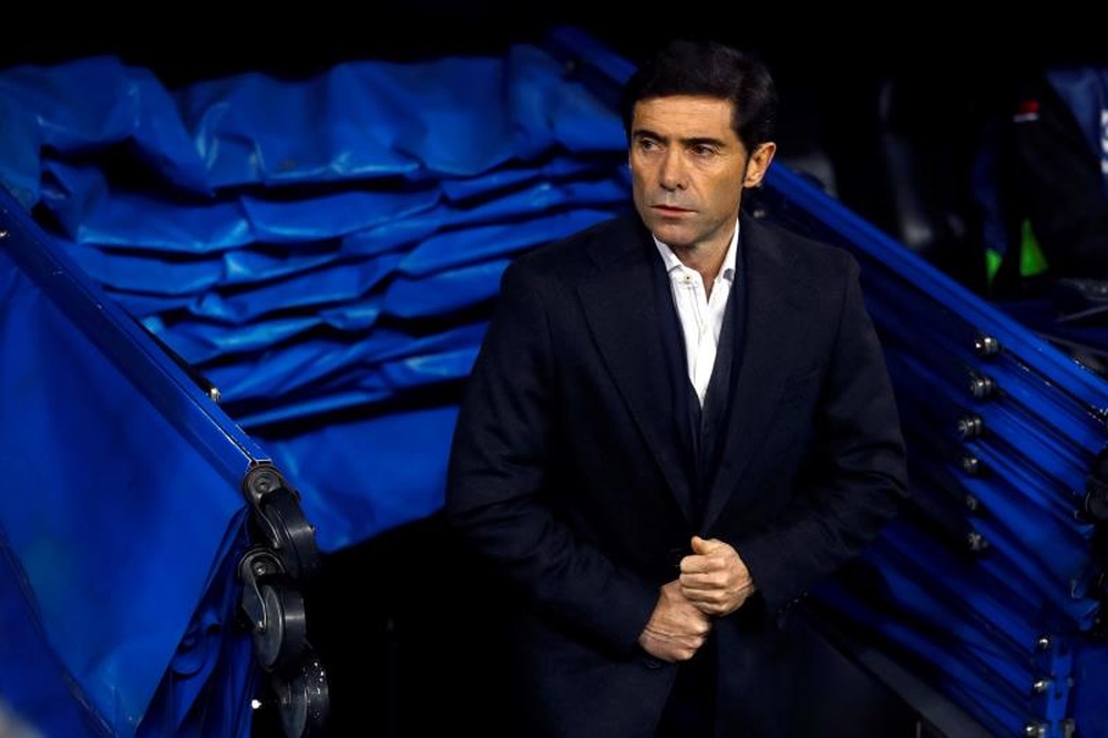 El entrenador del Athletic, Marcelino Garcia Toral, durante un partido contra el Real Madrid. EFE