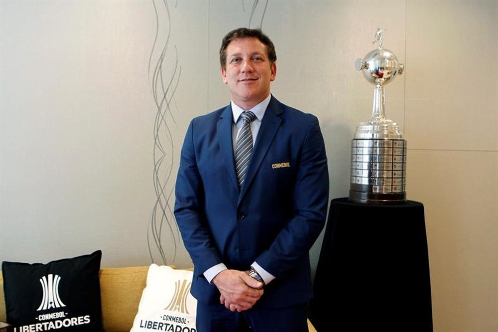 Alejandro Domínguez quiere expandir el fútbol sudamericano. EFE