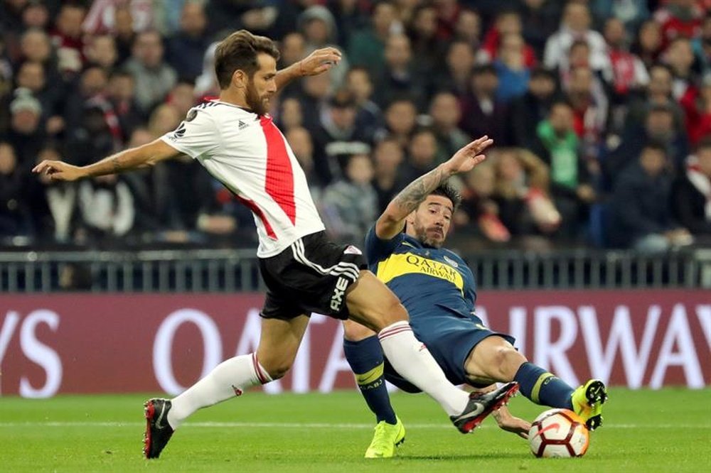 Ponzio, titular en la final de la libertadores, renovará con River Plate. EFE