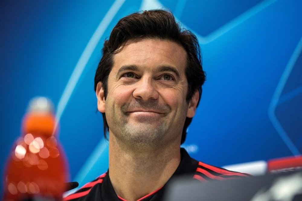 Solari will be looking to round off the Group Stage with a win. EFE