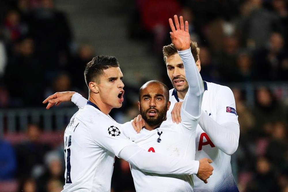 Kane says result away to Barcelona ranks among Tottenham's greatest achievements. EFE