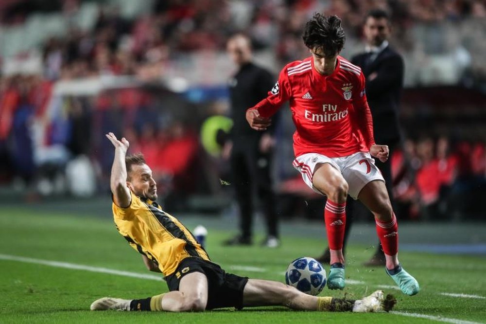 Joao Felix gusta mucho en el Camp Nou. EFE