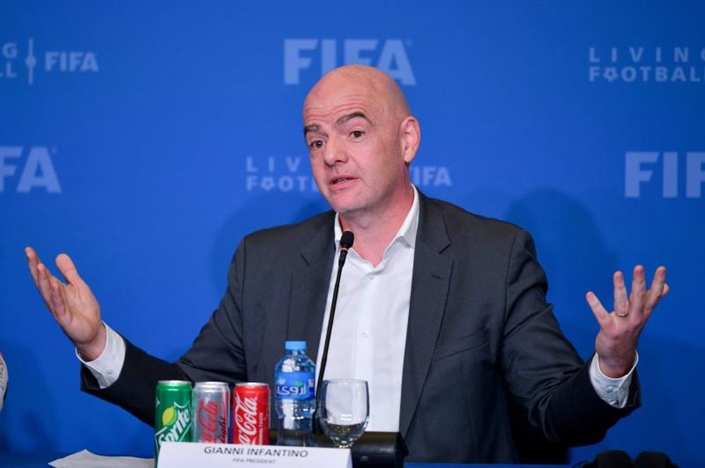 Gianni Infantino has announced support for an expanded World Cup . EFE