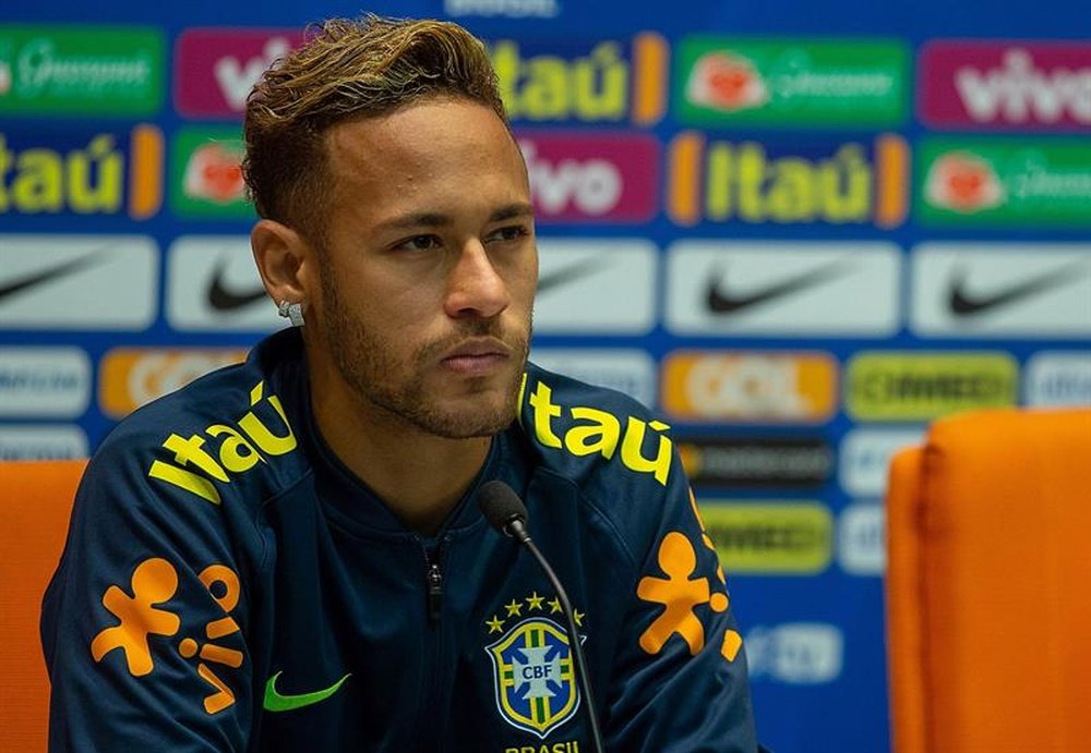 El presidente no quiso hablar de Neymar. EFE