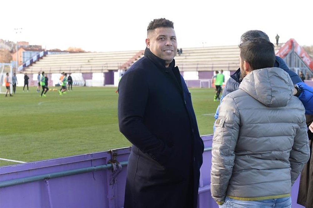 Ronaldo ajudará criança brasileira com artrofia sorteando uma viagem a Valladolid. EFE