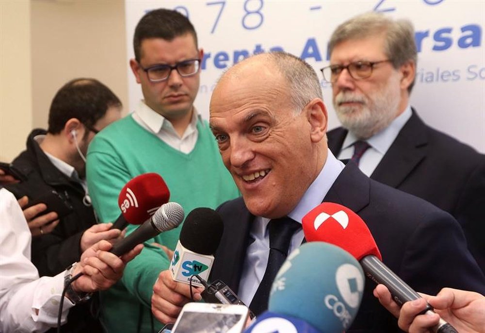 Tebas no se mordió la lengua sobre Messi. EFE