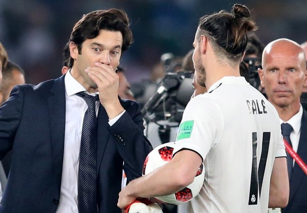 Santiago Solari ha descubierto como sacar rendimiento a Bale. EFE