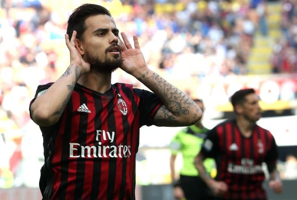 Could Suso be on his way out of Milan in the summer. EFE/Archivo