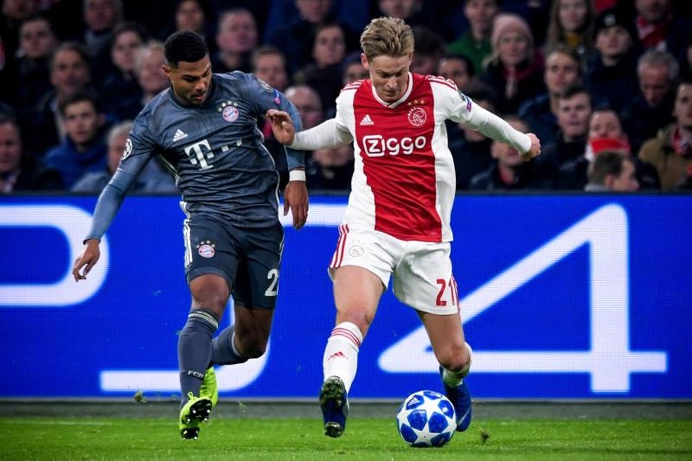 De Jong lascerà l'Ajax in estare. EFE/Archivo