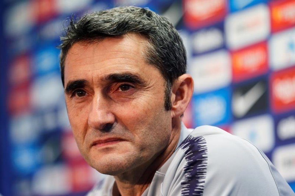 Ernesto Valverde, treinador do Barcelona. EFE