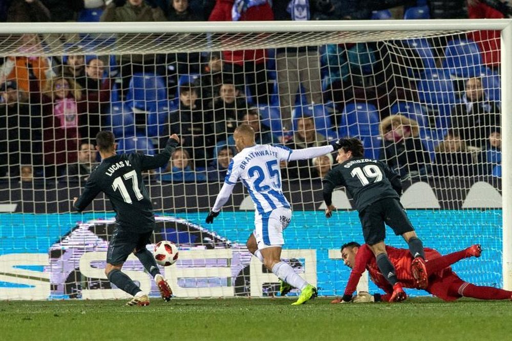 Braithwaite's goal was not enough to send Leganes through.EFE