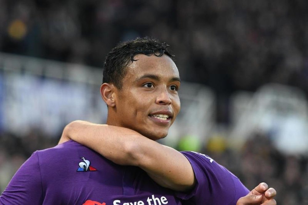 Muriel suma cuatro goles en cinco partidos con la Fiorentina. EFE/EPA