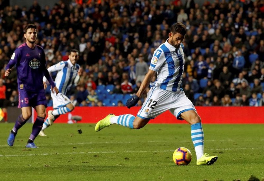 Willian José puede salir de la Real este verano. EFE