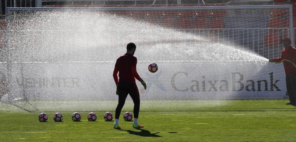 André Moreira se queda con las enseñanzas del Cholo en el Atlético. EFE