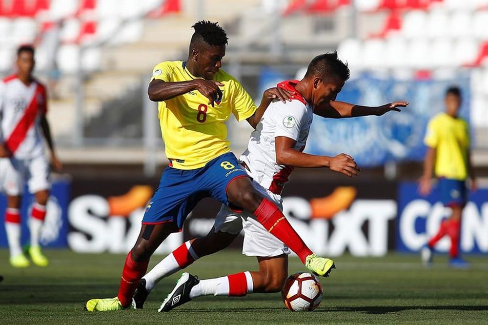 Cifuentes ha jugado cinco partidos con la Selección Ecuatoriana. EFE