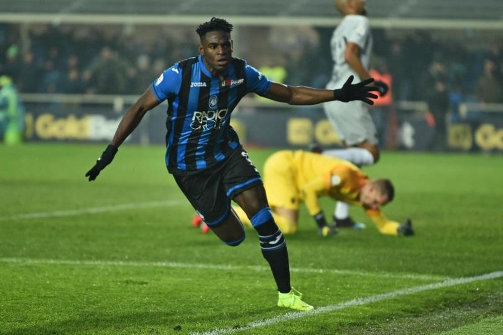 Zapata hit a timely double for Atalanta. EFE