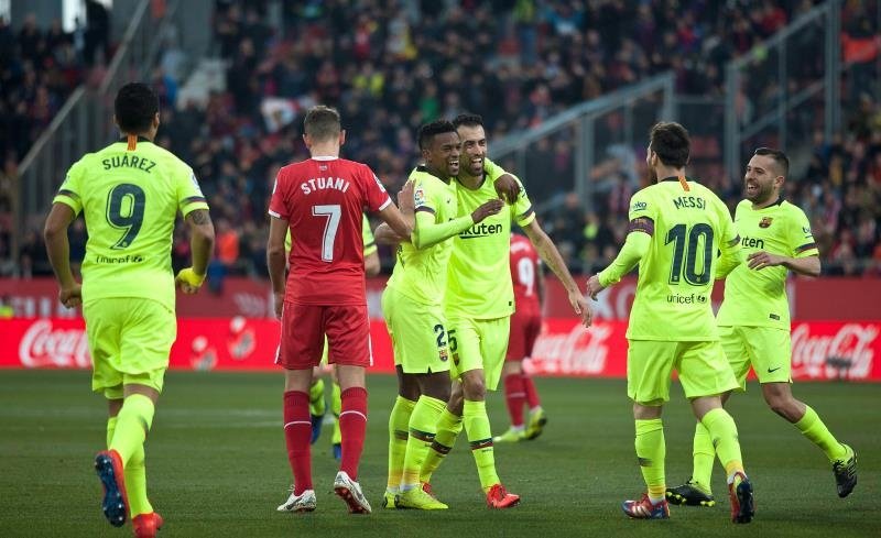 Barcelona ease to victory in Montilivi
