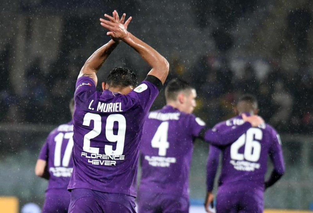 Luis Muriel is enjoying his time at Fiorentina. EFE