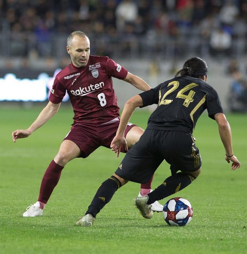 Andres Iniesta is one of the greatest stars of japanese football. EFE