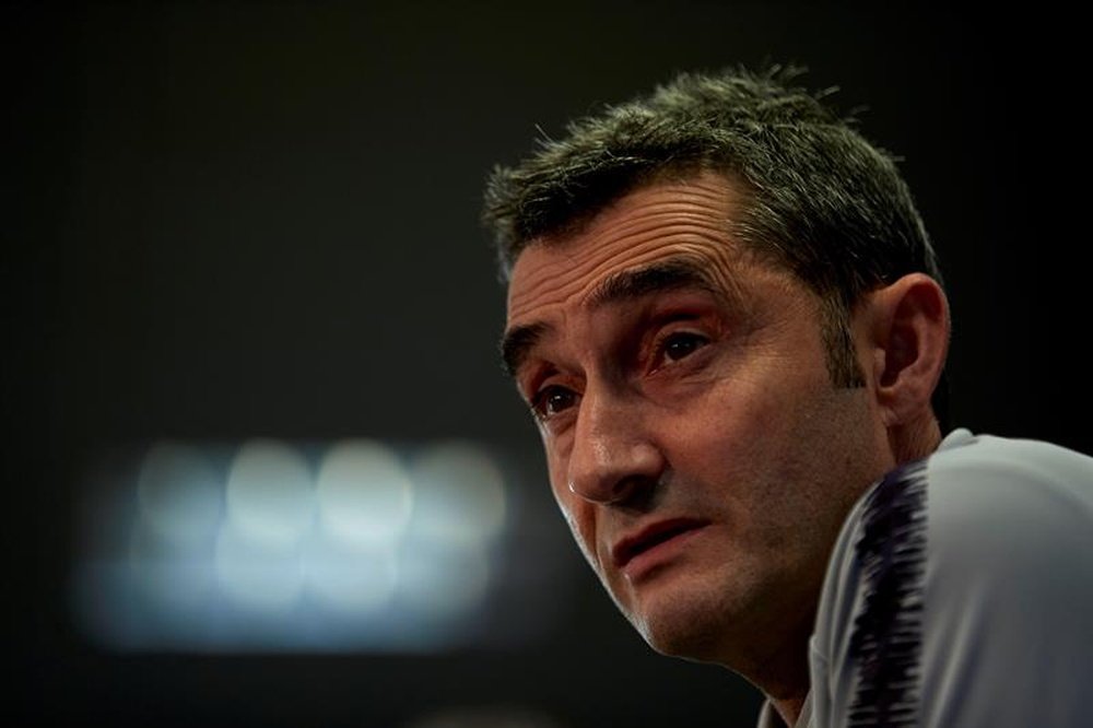 Valverde habló sobre el estado de forma de Suárez. EFE