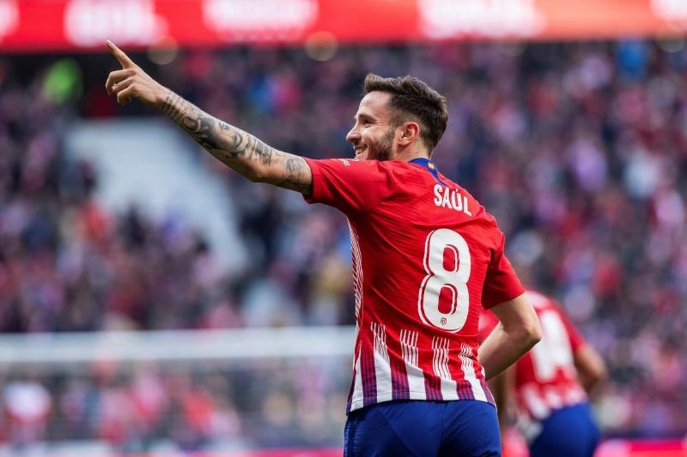 Saúl sumará 250 partidos con el Atlético de Madrid. EFE