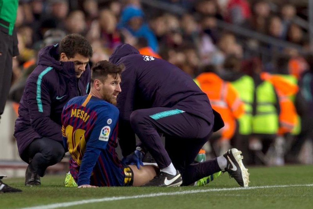 Messi fa preoccupare il Barça. EFE