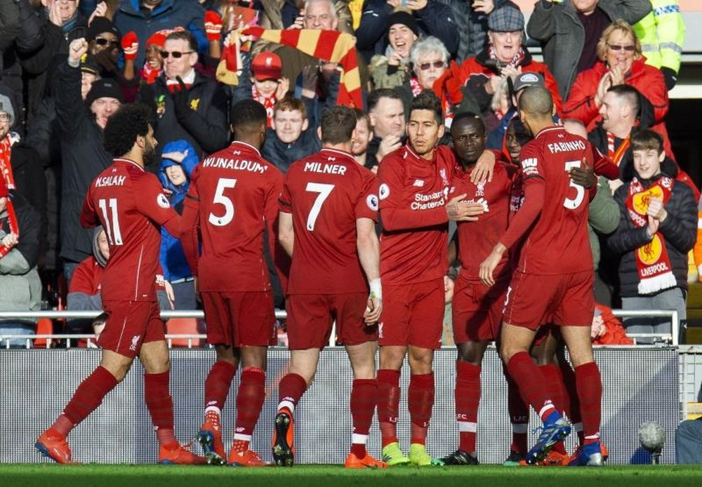 El Liverpool vuelve a liderar la Premier League. EFE/EPA/Archivo