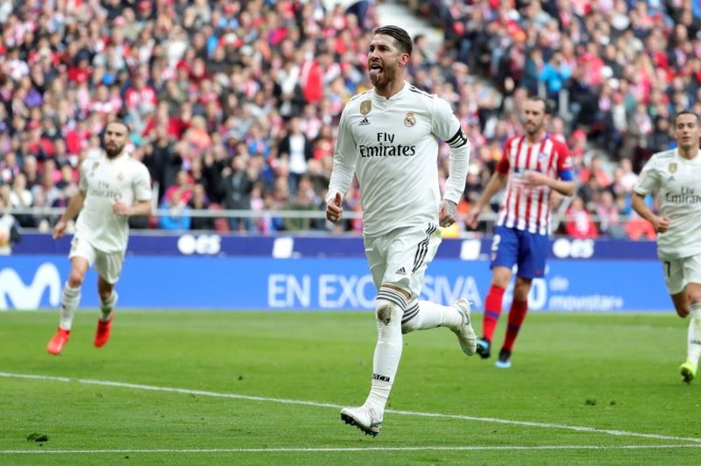 Sergio Ramos, même nombre de matches et six buts de plus que la saison passée. EFE