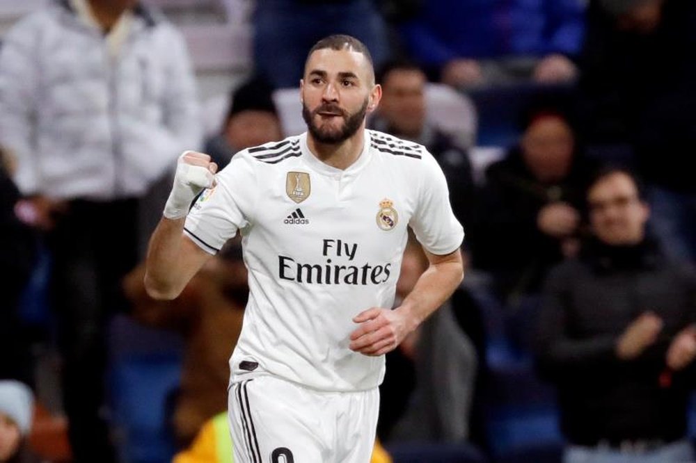 Benzema scored the opener after Real were awarded two penalties. EFE