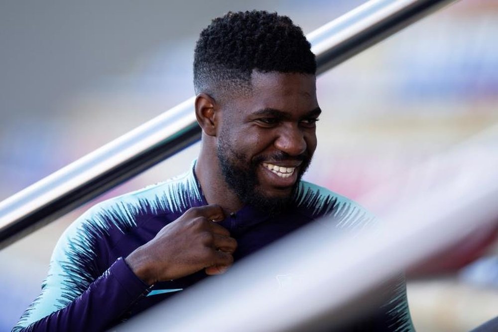 Samuel Umtiti, pas ouvert à un départ. efe