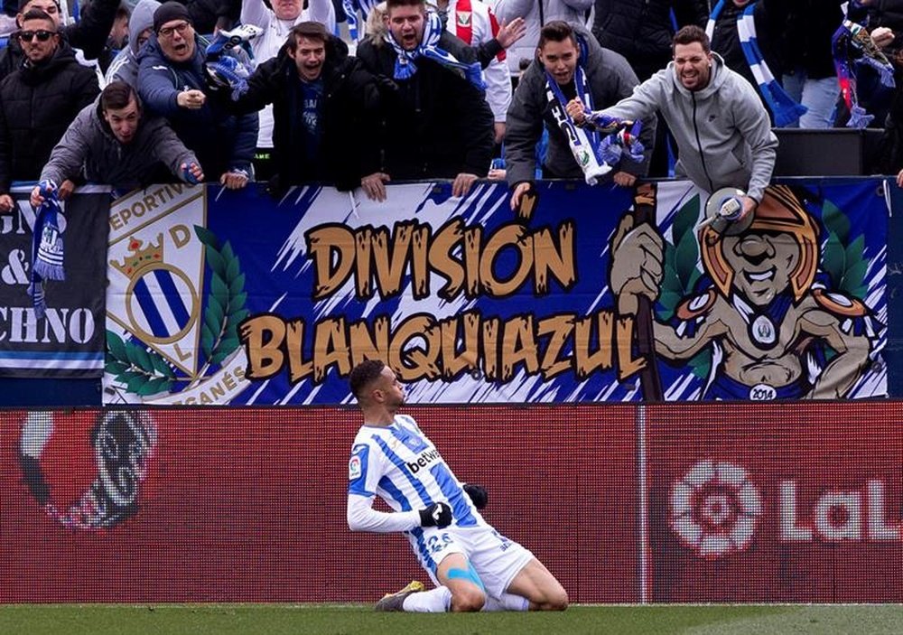 El Leganés presumió de 'felinidad' antes de medirse al Athletic. EFE/Archivo