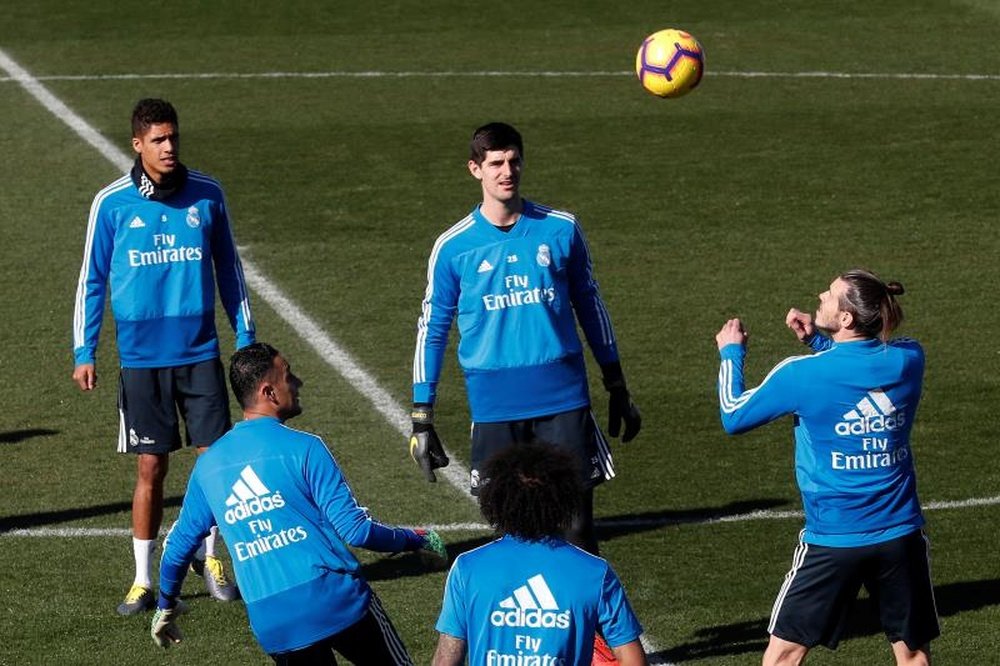 Courtois valoró la situación de Bale. EFE