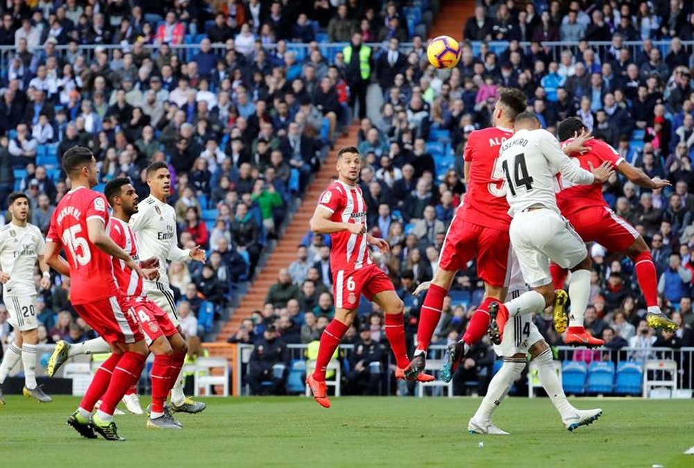 Il Real Madrid perde in casa contro il Girona. EFE