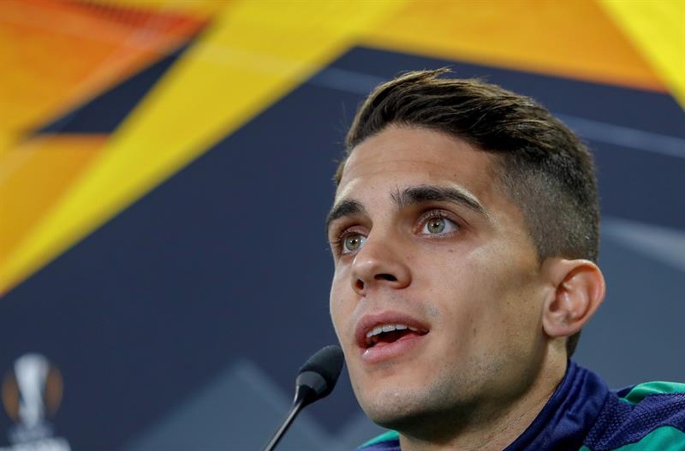 Bartra ensalzó la mano de Xavi en el Barcelona. EFE